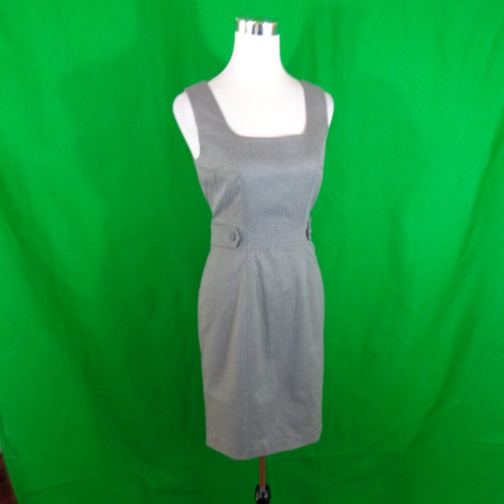 MAURICES GRAY SLEEVELESS SHEATH DRESS SZ 3/4 NWT